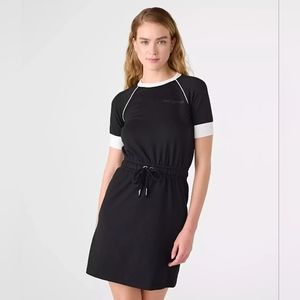 Karl Lagerfeld Jersey dress L Color Black W/White,casual,sport, everyday,